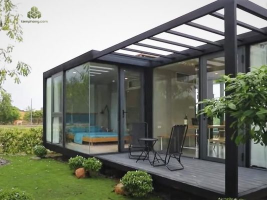 Cấu tạo mẫu nhà lắp ghép phổ biến