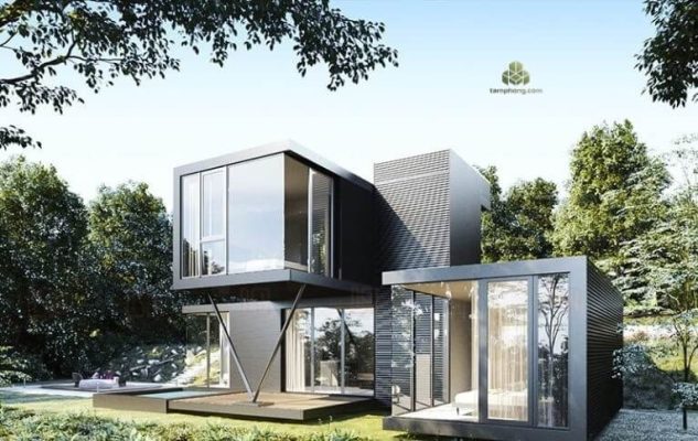 mẫu nhà lắp ghép đẹp