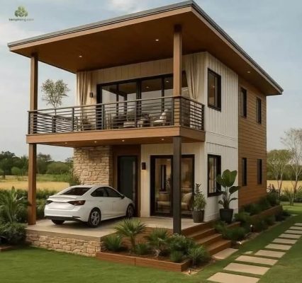 mẫu nhà lắp ghép đẹp