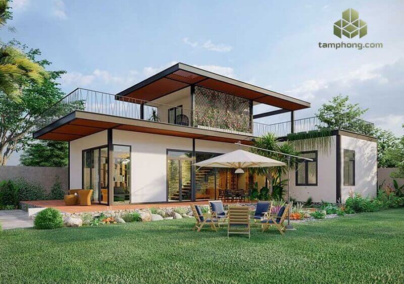 Quy trình lắp ghép nhà lắp ghép biệt thự nhà vườn