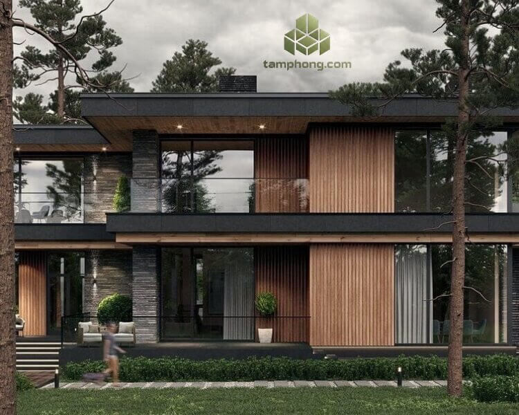 Mẫu nhà lắp ghép biệt thự nhà vườn được ưa chuộng hiện nay