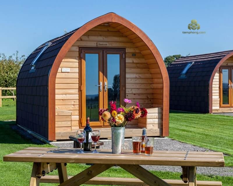Nhà Bungalow lắp ghép mini