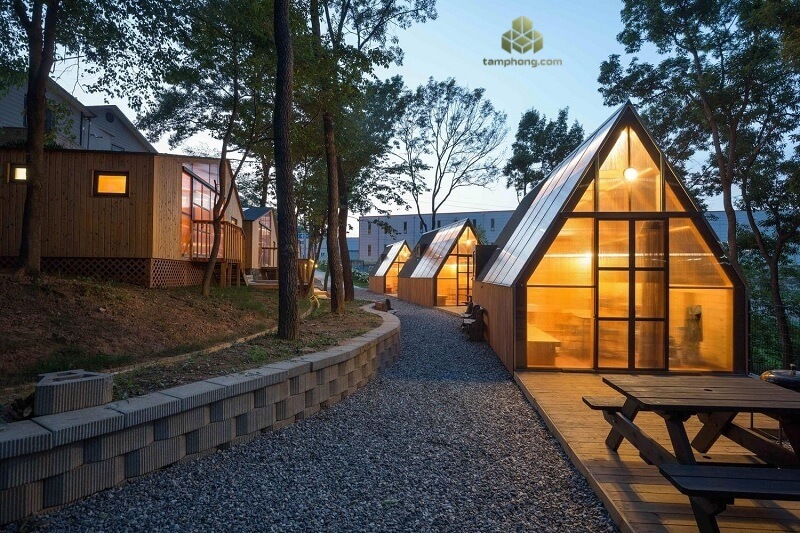 Lợi ích khi thiết kế nhà lắp ghép Resort - nghỉ dưỡng