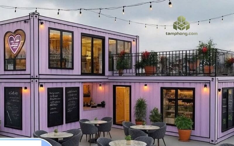 Nhà container lắp ghép Resort - nghỉ dưỡng