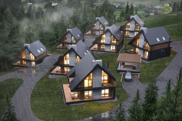 Xu hướng sử dụng nhà lắp ghép cho Resort, khu nghỉ dưỡng