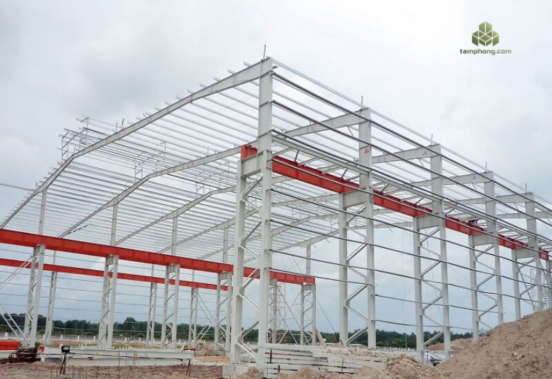 Cấu tạo nhà xưởng lắp ghép