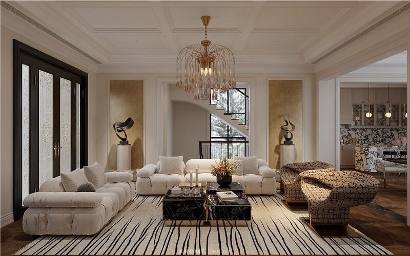 Phong cách thiết kế hiện đại, sang trọng - Modern Luxury