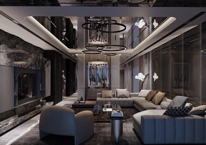 Thiết kế nội thất chung cư phong cách Luxury
