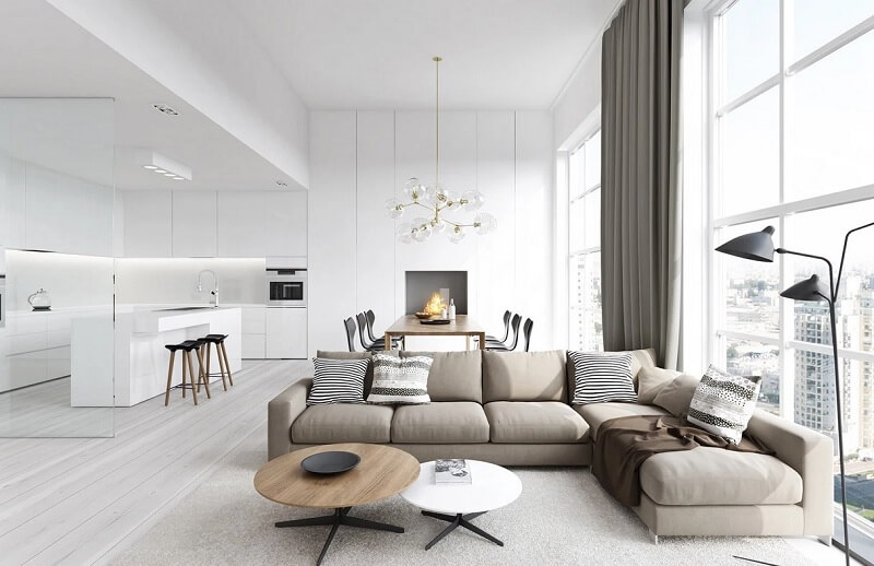 Thiết kế nội thất chung cư phong cách Bắc Âu