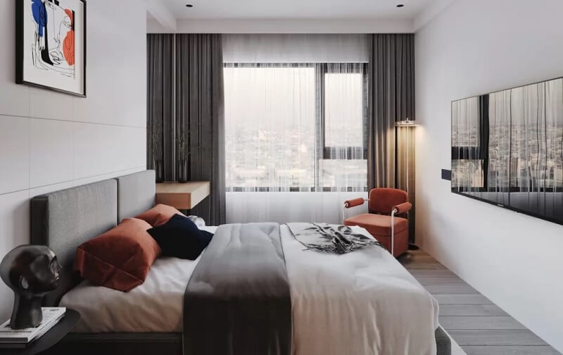 Mẫu thiết kế nội thất chung cư 30 - 50m² (1 phòng ngủ)