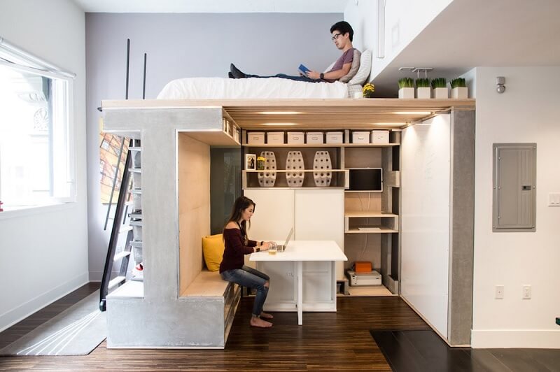 Mẫu thiết kế nội thất chung cư dưới 30m²