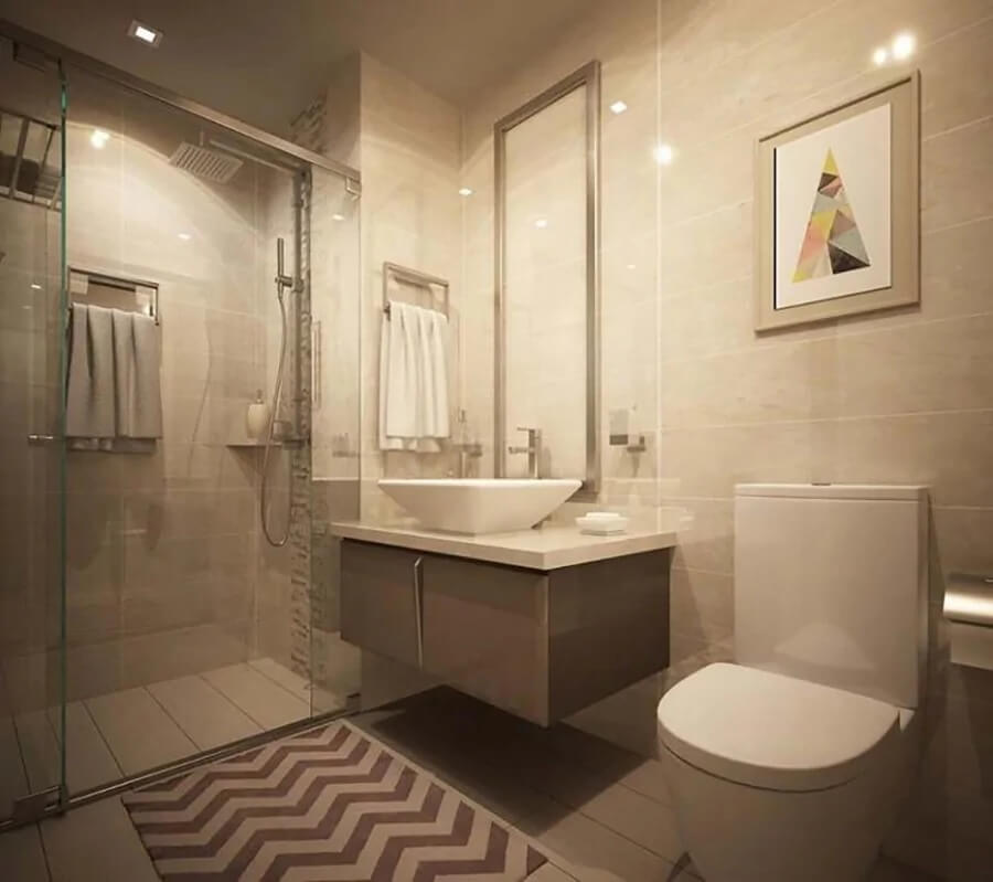 Thiết kế phòng tắm căn hộ