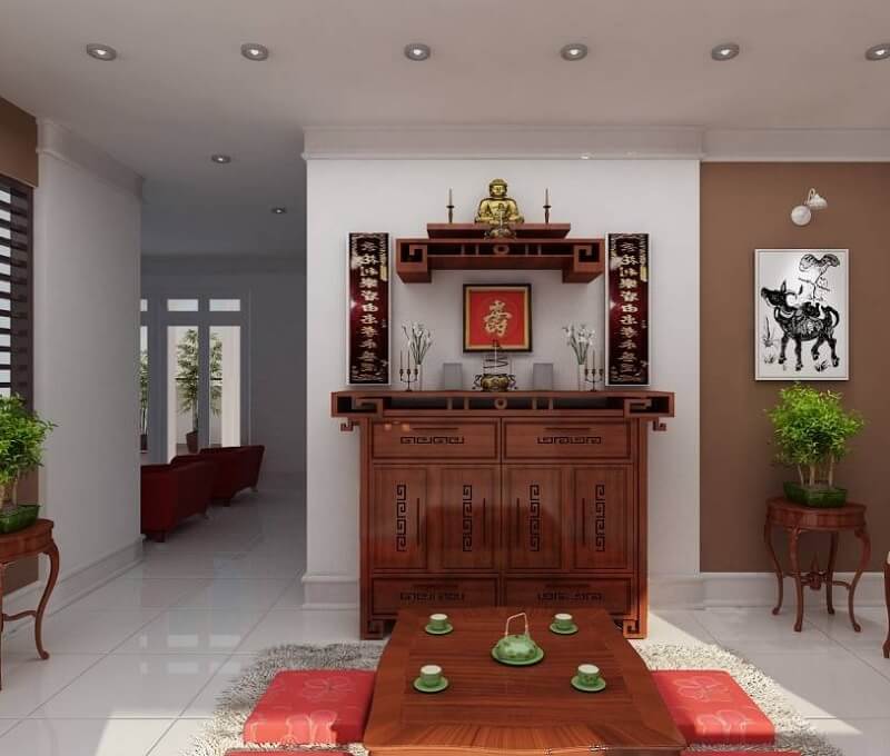 Thiết kế phòng thờ chung cư