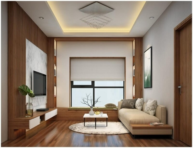 Mẫu thiết kế nội thất chung cư hiện đại 65m²
