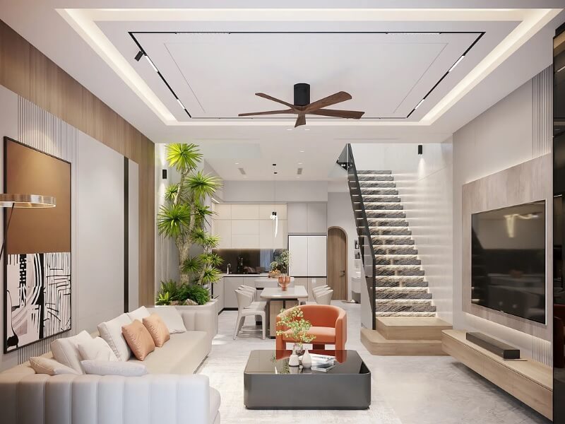 Các phong cách thiết kế nội thất nhà phố