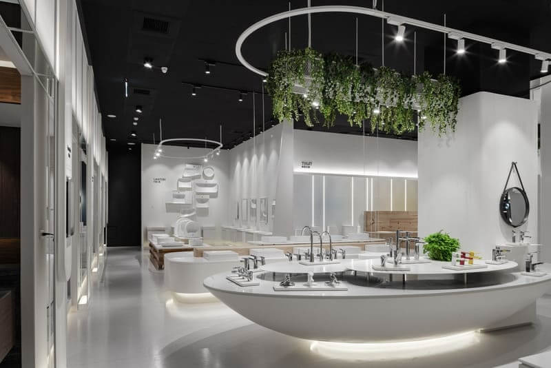 Mẫu thiết kế nội thất showroom thiết bị vệ sinh