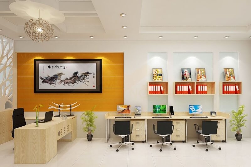 Mẫu thiết kế nội thất văn phòng diện tích nhỏ